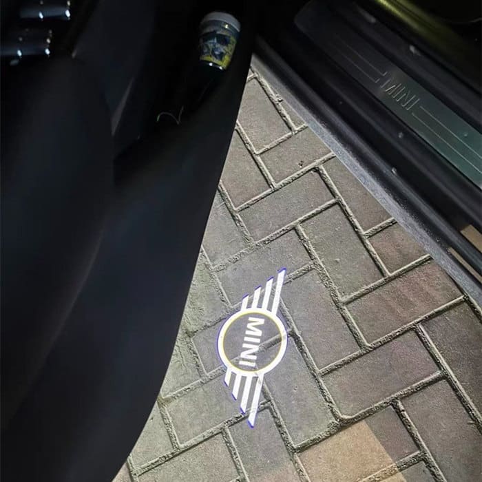 Projecteurs Logo De Portière Mini Cooper - Lot De 2, Compatible R Et F Series 2007-2018 - Sécurité Et Style - 5