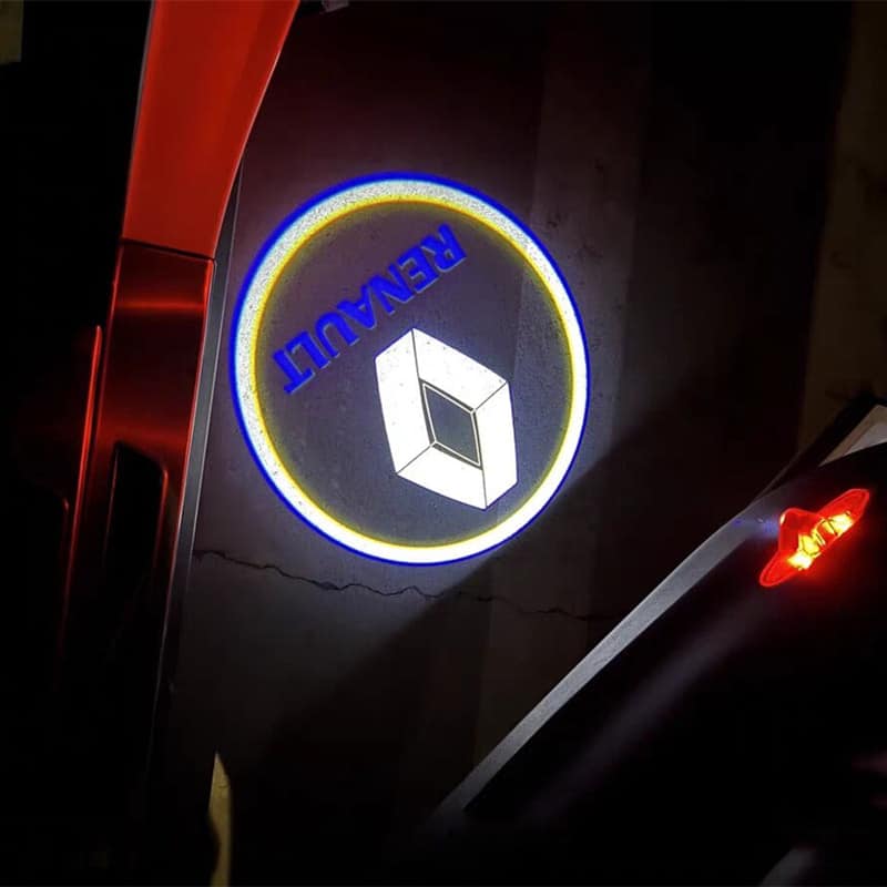 Logo Lumineux Renault Agricole - Lampe Déco Façade En Plastique Noir Fait Main 2023