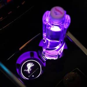 LED Porte Gobelet NFL Detroit Lions avec 7 Changements de Couleurs