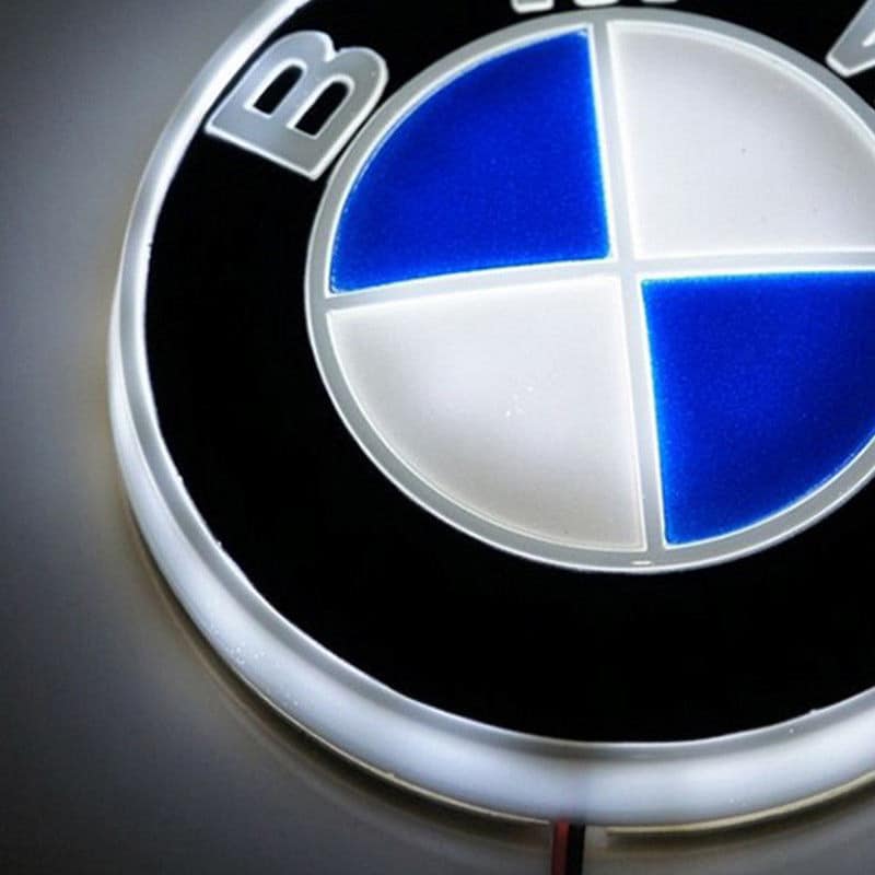 Emblème BMW à LED illuminé 5 Emblème Lumineux BMW