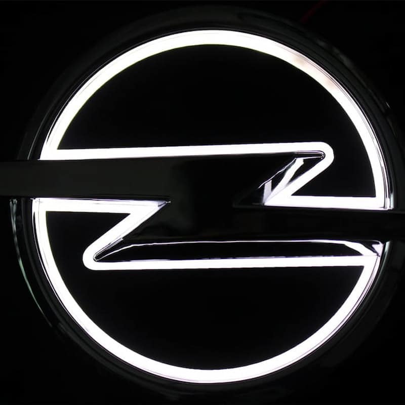 LED Logo Opel Lumineux 1 Logo Opel Lumineux