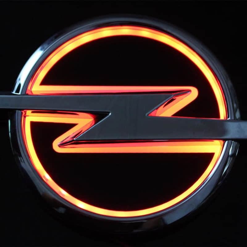 LED Logo Opel Lumineux 2 Emblème Lumineux Opel