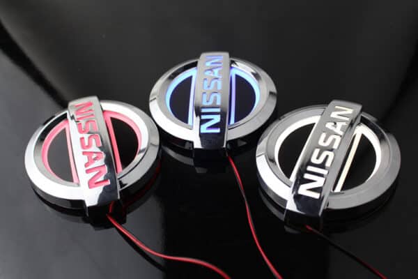LED Queue Logo Nissan Lumineux 8 Emblème Lumineux Nissan