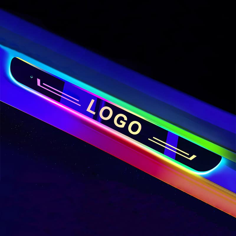Seuil De Porte LED Avec Logo Personnalisé 1 Seuil De Porte LED Personnalisé