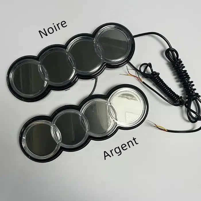 Logo Audi Lumineux Calandre 4 Logo Audi Lumineux Couleur