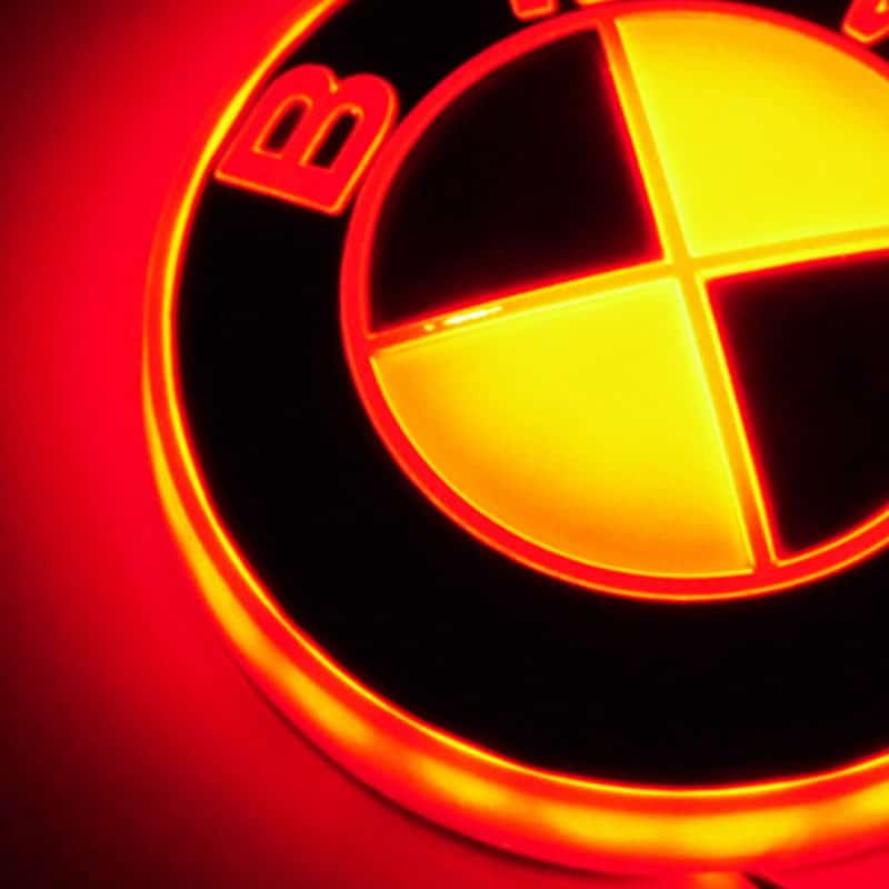 Emblème BMW à LED illuminé 3 Emblème Lumineux BMW