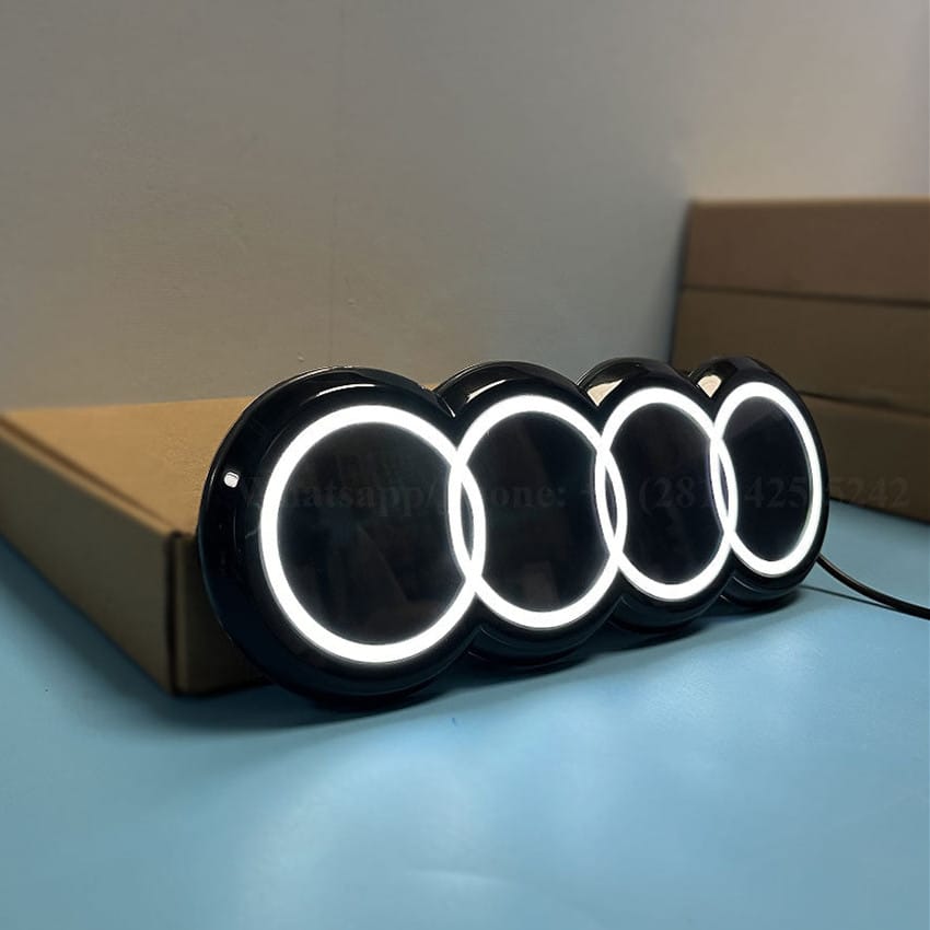 Logo Audi Lumineux Calandre 3 Logo Audi Lumineux Calandre – Image 3