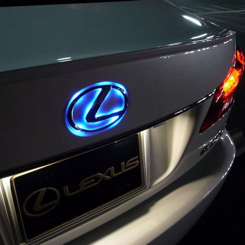 LED Queue Logo Lexus Lumineux 7 Emblème LED Lexus