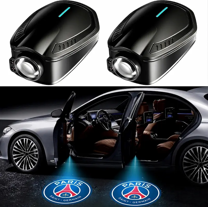 Lumière de Porte PSG LED — Logo Paris Saint-Germain 1 Lumière de Porte PSG LED — Logo Paris Saint-Germain
